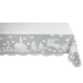 thumbnail image 1 of POINTERTECK Christmas Tablecloth Santa Claus Snowman Elk Embroidered Christmas Party Lace Tablecloth Round/Square New, 1 of 5