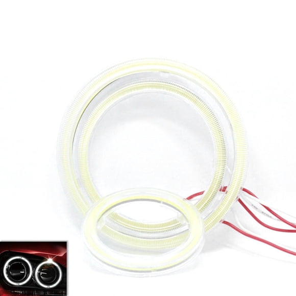 Anillos de halo para faros delanteros con forma de ojo de ángel, 70 mm, LED para coche, anillos de halo para faros delanteros, diseño de primera clase