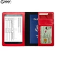 thumbnail image 3 of (greenhome) easy carry titular de pasaporte portátil multifuncional estuche suave para exteriores, 3 of 4