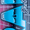 Retro, variant on Braille Skateboarding - Blue, 31 In. x 7.75 In. Complete Skateboard, with 7-Ply Maple Deck, and Abec-7 Bearings