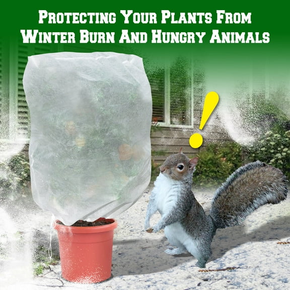 Sunrise Warm Worth Plant Cover and Plant Protecting Bag For Frost Protection, 26"x30"