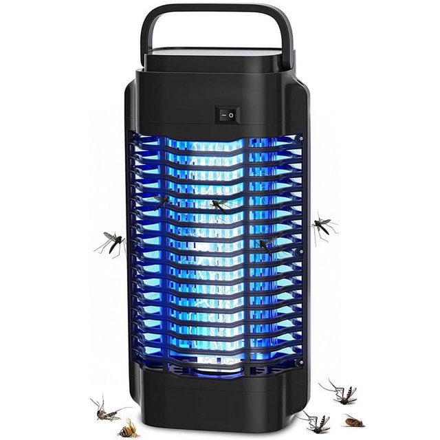Bug Zapper para exteriores e interiores, eficaz contra mosquitos eléctricos, mata insectos, resistente al agua para exteriores y exteriores