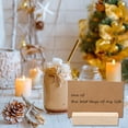 thumbnail image 4 of 20pcs Wooden Business Card Holders Name Card Display Stands Photo Note Holder Desk Organizer, 4 of 6