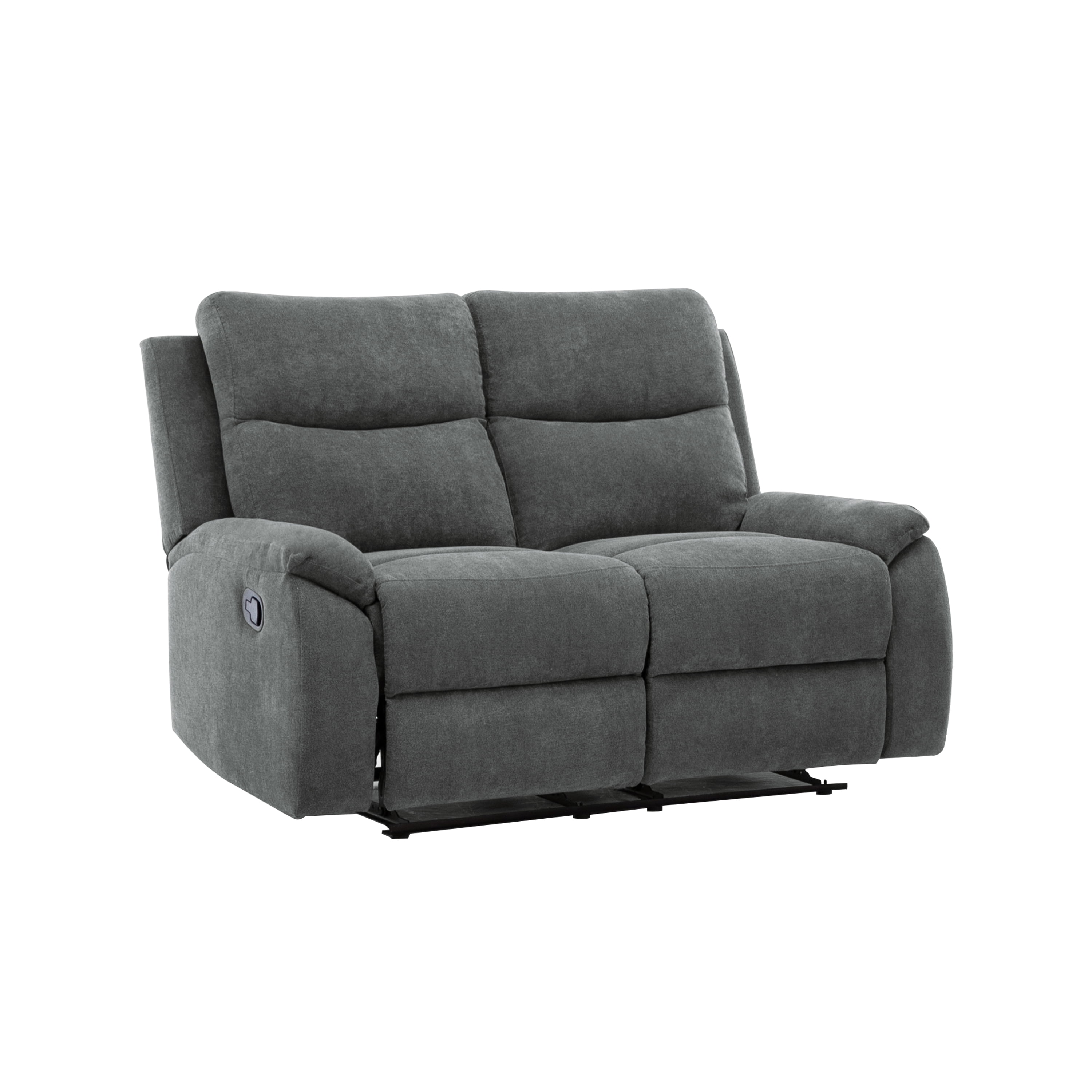 AC Pacific Ronald Contemporary Reclining Loveseat, Grey