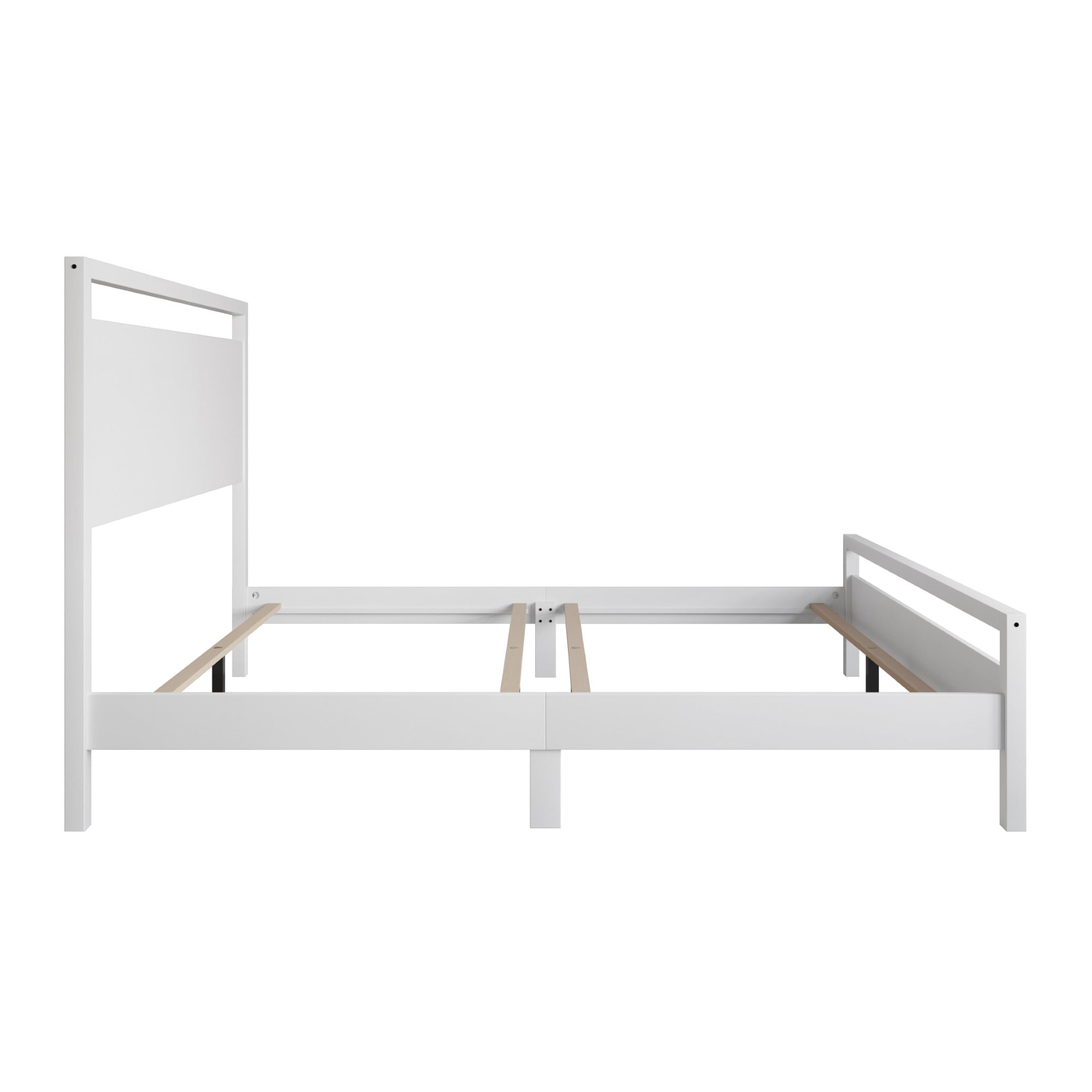 Ontario Panel Bed for Adult, Clean and Chic Modern Bed Frame, Perfect for Cozy Setups, Neutral Homes & Simple Interior Styles, Box Spring Required