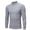 Gray, variant on Fall Shirts for Men New Autumn And Winter High-neck Solid Color Slim Long-sleeved Bottoming Shirt