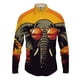 thumbnail image 3 of Camisa con solapa de animal para hombre, estampado de elefante en 3D, camisas casuales de moda para hombre y mujer, camisas de manga larga con botones, ropa de calle de gran tamaño unisex, 3 of 5