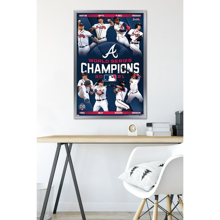 Atlanta Braves World Series Champs Canvas Print Wall Art 