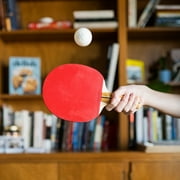 PRO-SPIN Ping Pong Paddles, 2-Player Set, High-Performance Table Tennis Rackets, 3-Star Ping Pong Balls, Compact Storage Case