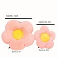 thumbnail image 5 of Adorable Flower Plush Pillow Seat Cushion - Soft, Cozy, and Machine Washable | Contemporary Floral Design in Yellow, Pink, and Blue | Perfect for Home Decor and Reading Spaces, Cozy Seating Addition|, 5 of 15