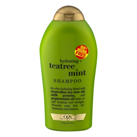OGX Hydrating Teatree Mint Shampoo, 19.5 oz (Best All Natural Organic Shampoo)