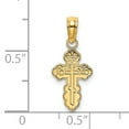 thumbnail image 3 of 14K Mini Eastern Orthodox Cross Charm K8377, 3 of 5