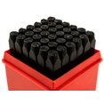 thumbnail image 4 of Bastex 36pc Steel Metal Number and Letter Alphabet ID Stamping Punch Tool Set Kit, 4 of 10