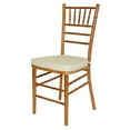 thumbnail image 2 of Chiavari Wood Stacking Chair - Natural/Ivory Cushion, 2 of 2
