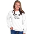 thumbnail image 3 of Funny Animal Pun Eager Beaver Joke Sweatshirt for Men or Women Brisco Brands S, 3 of 6