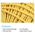thumbnail image 3 of Unique Bargains Twine Packing String Wrapping Cotton Twine 75M Yellow Rope for Gift Wrapping Twine, Pack of 2, 3 of 7