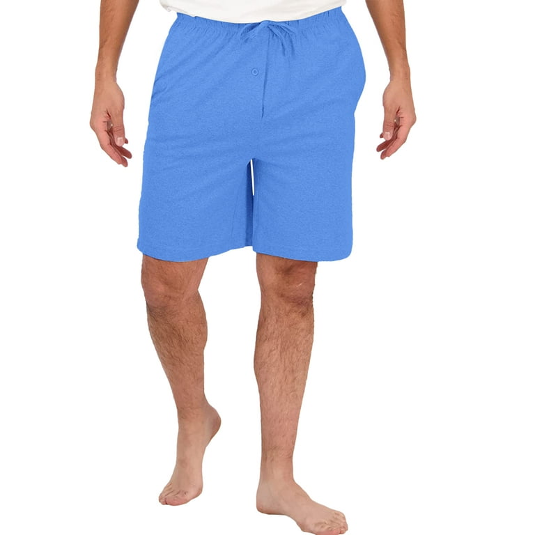 Men's Ultra-Soft Jersey Knit Sleep Lounge Shorts, Multi-pack