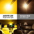 thumbnail image 3 of AUXITO 194 LED Bulbs, Golden Yellow , 168 T10 2825 LED Interior Car Light Bulbs for License Plate Map Dome Door Parking Side Marker Lights, Pack of 2 Fits select: 1975-2022 FORD F150, 3 of 8