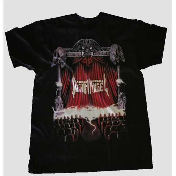 Reprint Rare Special Black T-Shirt For Fan - Death Angel Men and Women Cotton VA024