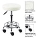 thumbnail image 2 of Silla con ruedas KKTONER de piel sintética regulable en altura, 2 of 8