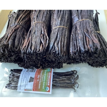 15 Organic Split Madagascar Vanilla Beans Grade B| 5"-7" For Extract by FITNCLEAN VANILLA| Bourbon NON-GMO Pods