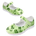 thumbnail image 2 of Psesaysky Four-Leaf Clovers Mesh Cloth Casual Shoes for Women Girls Light Breathable Velcro Sneakers Slip on Size 5.5-10, 2 of 7