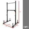 thumbnail image 5 of Valor Fitness Yoke Rack Strongman Equipment J Hooks Squat Rack and Bench Press Pull Up Bar Optional Safety Spotter Arms - BD-21, 5 of 11