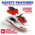thumbnail image 4 of Force1 Remote Control Boat Wave Speeder 1:42 Scale High-Speed Racing Rechargeable Toy (Red), 4 of 8