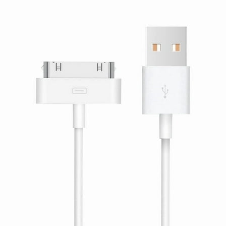3.28ft USB Cable Compatible iPhone 4/4S, iPad 1/2/3, iPod Nano/Touch,Wide Port Durable Cable with Fast Charging
