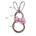 thumbnail image 3 of LED Easter Wreath Artificial Easter Rabbit Wreath Spring Bunny Wreath for Front Door Easter Decorations Luminous Pendant, 3 of 7