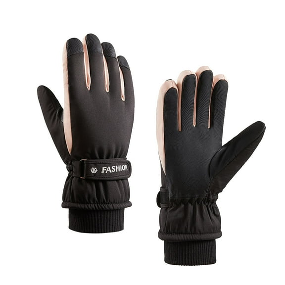 Wovilon Winter Gloves - Windproof, Waterproof, Wear-resistant, Plush and Cold Resistant, Suitable for Driving/cycling/running/hiking/skiing In Cold Weather - Warm Gifts