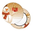 thumbnail image 3 of Goofa Christmas Snowman Gift Printed Stool Covers Round, Waterproof Round Bar Stool Covers Anti-Slip Round Bar Stool Seat Cover with Elastic Bands Durable -, 3 of 7