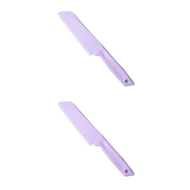 Injueey Juegos de cocina para niños Utensilios de cocina reales Utensilios de cocina para niños Pastel Ensalada Lechuga Bordes serrados tipo 8 2Conjunto