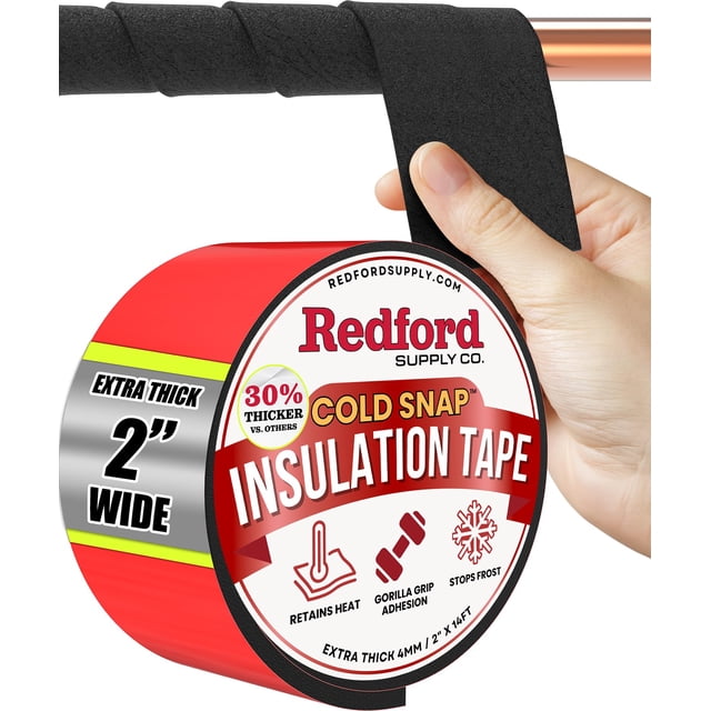 Espuma para exteriores Pipe Insulation Redford Supply Co., 5 cm x 4,3 m