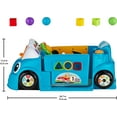 thumbnail image 6 of Fisher-Price Laugh & Learn Crawl Around Car, Electronic Learning Toy for Toddler, Blue, 6 of 7