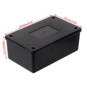 BQBQERT Waterproof ABS Plastic Electronic Enclosure Project Box for Case Black 105x64x40