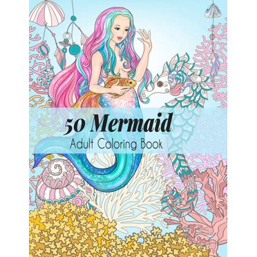 Mermaid Coloring Book : Ages 4-8 (Paperback) - Walmart.com