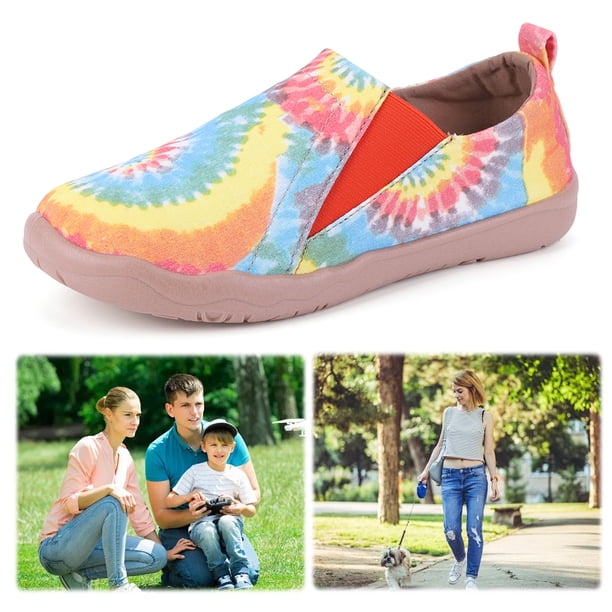 Zapatos Informales para Mujer Mocasines Pintados Con Arte Cómodos Viajes Al Aire Libre