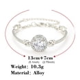 thumbnail image 2 of Versión coreana de la pulsera completa de la moda del temperamento de las señoras toda la pulsera del circón del flash, 2 of 3