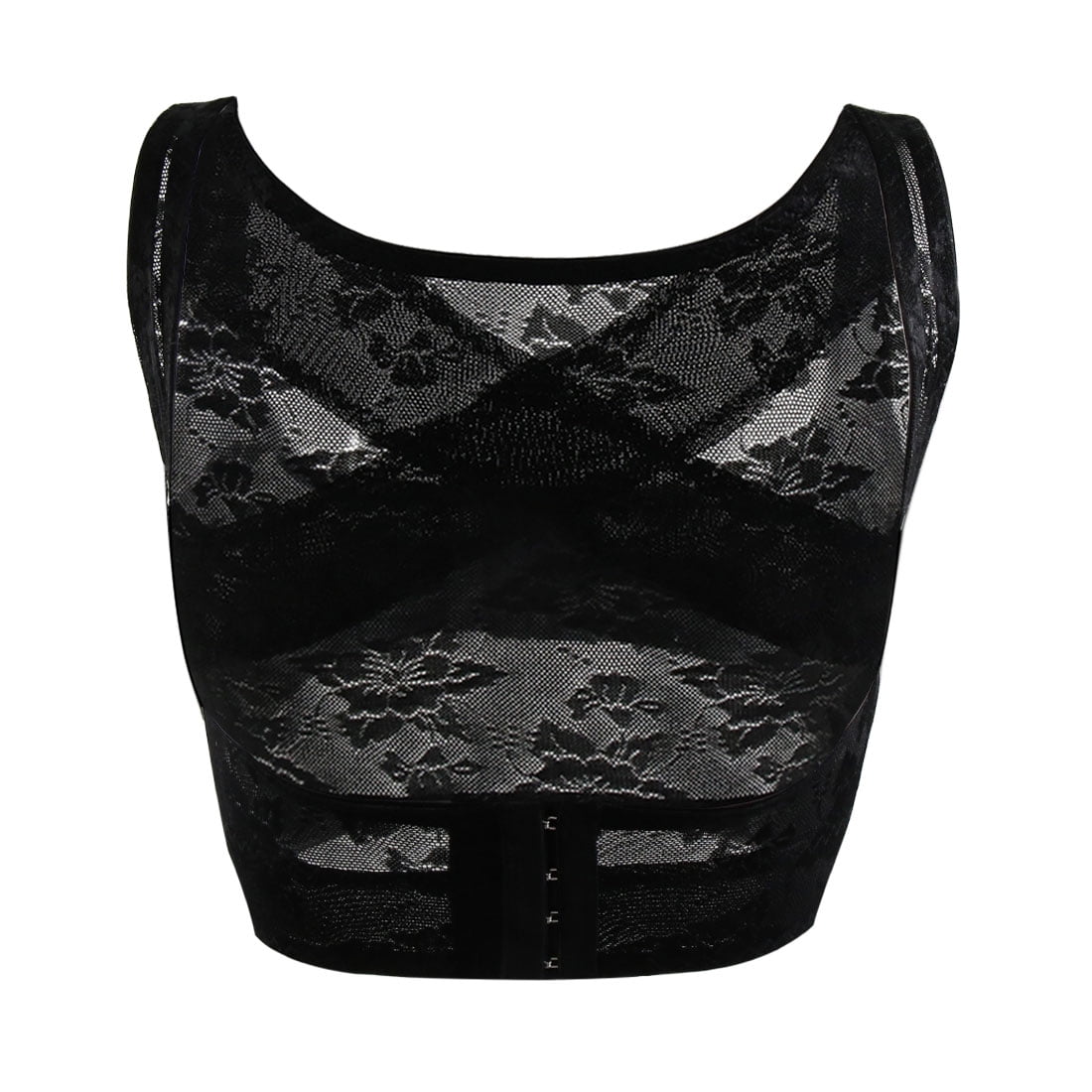 Black Size L Humpback Posture Correct Bra Chest Support Corset Braces