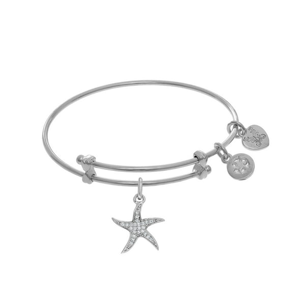 Star Fish Charm Adjustable Bangle Girls Bracelet