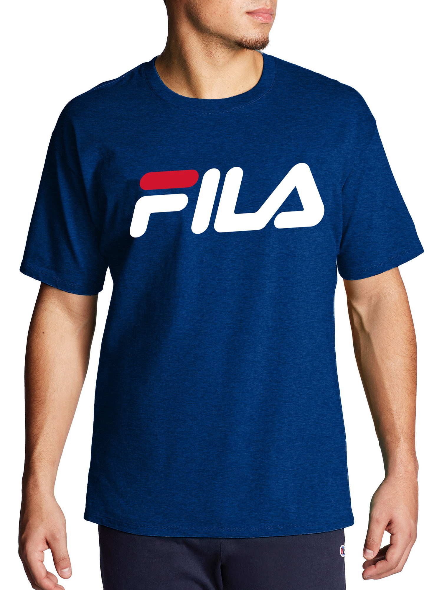 Fila Men's Big & Tall Classic Logo Short Sleeve T-Shirt, Sizes XLT-6XL ...