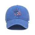 thumbnail image 1 of FUZHIQ USA 250th Anniversary Vintage Washed Cap,250 Anniversary USA hat 1776-2026 Commemorative Baseball Cap,Traditional American Tribute Hat Gift Honoring Patriots & Veterans Blue, 1 of 2