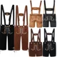 thumbnail image 2 of Trajes de Oktoberfest para parejas, pantalones de cuero, tirantes bávaros alemanes, peleles, pantalones cortos, disfraz de Halloween para hombre y mujer, 2 of 5