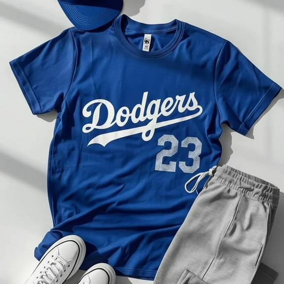 Custom Dodgers T-Shirt: Personalized LA Baseball Fan Tee shirt