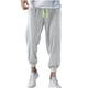 thumbnail image 2 of Pantalones largos de moda para hombre, informales, holgados, deportivos, con cinturón elástico y nueve puntos, de poliéster., 2 of 3
