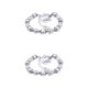 thumbnail image 1 of Guardurnaity de perlas simuladas Cadenas de acero inoxidable Vidrio artesanal Atractivo y elegante Brazalete de la amistad Niños Blanco Blanco 2piezas Guardurnaity CBP321059, 1 of 6