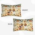 thumbnail image 4 of Bingfone Mushrooms And Rainbows Peace Standard Size Pillowcase, Long Staple Pure Cotton Envelope Closure Pillow Cover(without pillow core),14"X20", 4 of 9