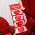 thumbnail image 2 of TFixol 2025 Creative Foldable Lucky Money Envelope for Chinese New Year, Weddings, Birthdays - 12 Card Slots with Red String, High-Quality Thick Paper, Vibrant Cartoon Design, Perfect Gift for, 2 of 6