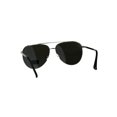thumbnail image 4 of Mens Air Force Mirror Racer Metal Rim Officer Police Sunglasses Silver, 4 of 4